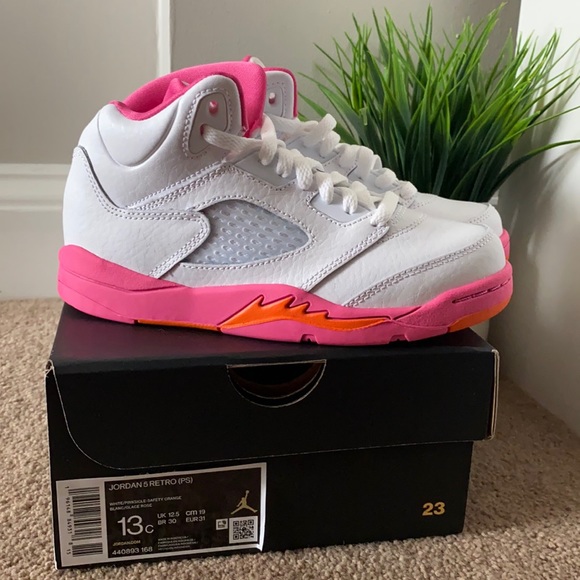 Jordan Other - Jordan 5 Retro---Pinksicle-Safety Orange 13C